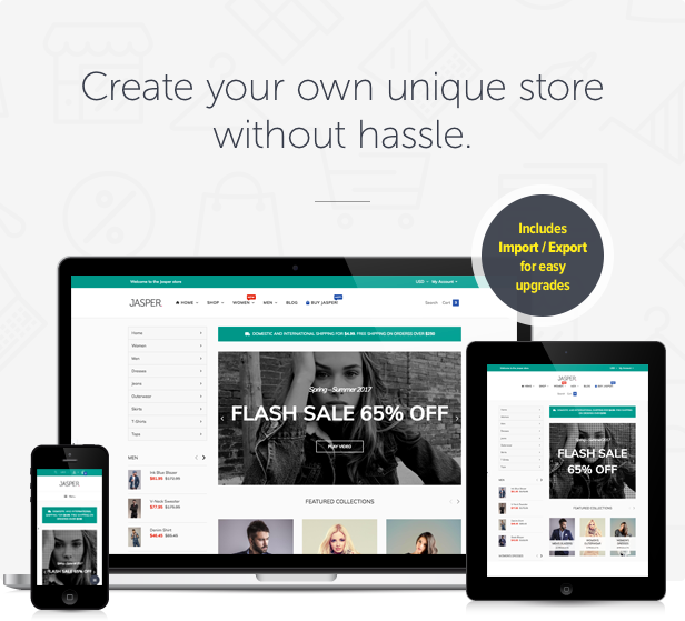 Jasper - Sectioned Drag&Drop Shopify Theme - 5